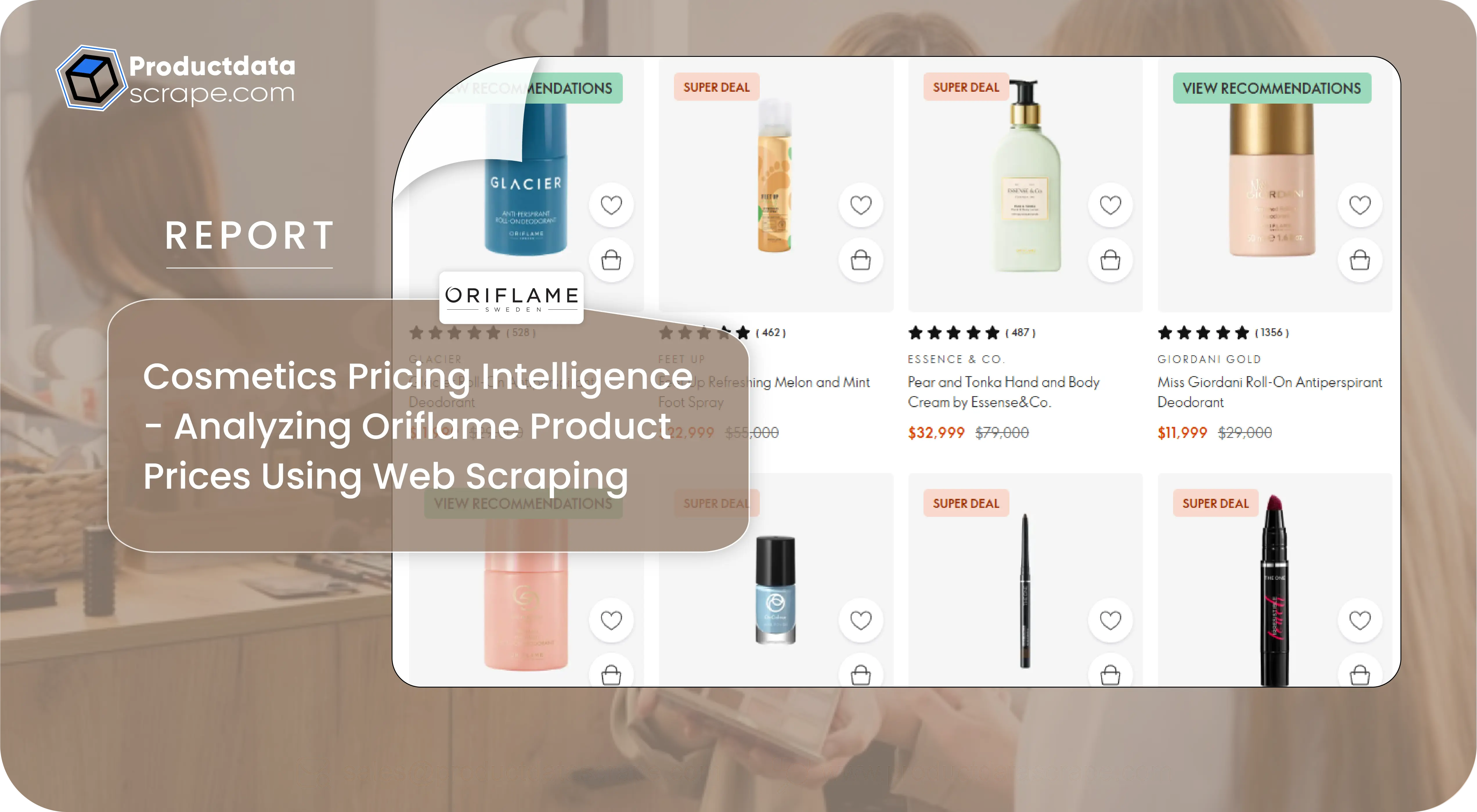 Cosmetics Pricing Intelligence Analyzing Oriflame Product Prices Using Web Scraping